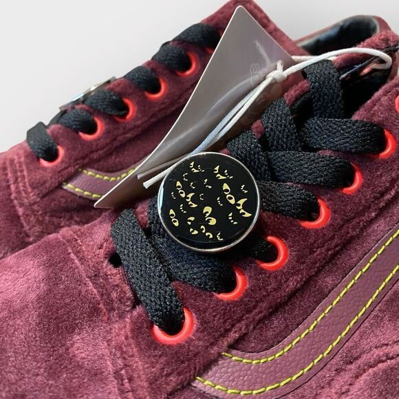 VANS Old Skool Stackform Disney 100 POISON APPLE Mahogany Womens size 8.5 New - Picture 8 of 12